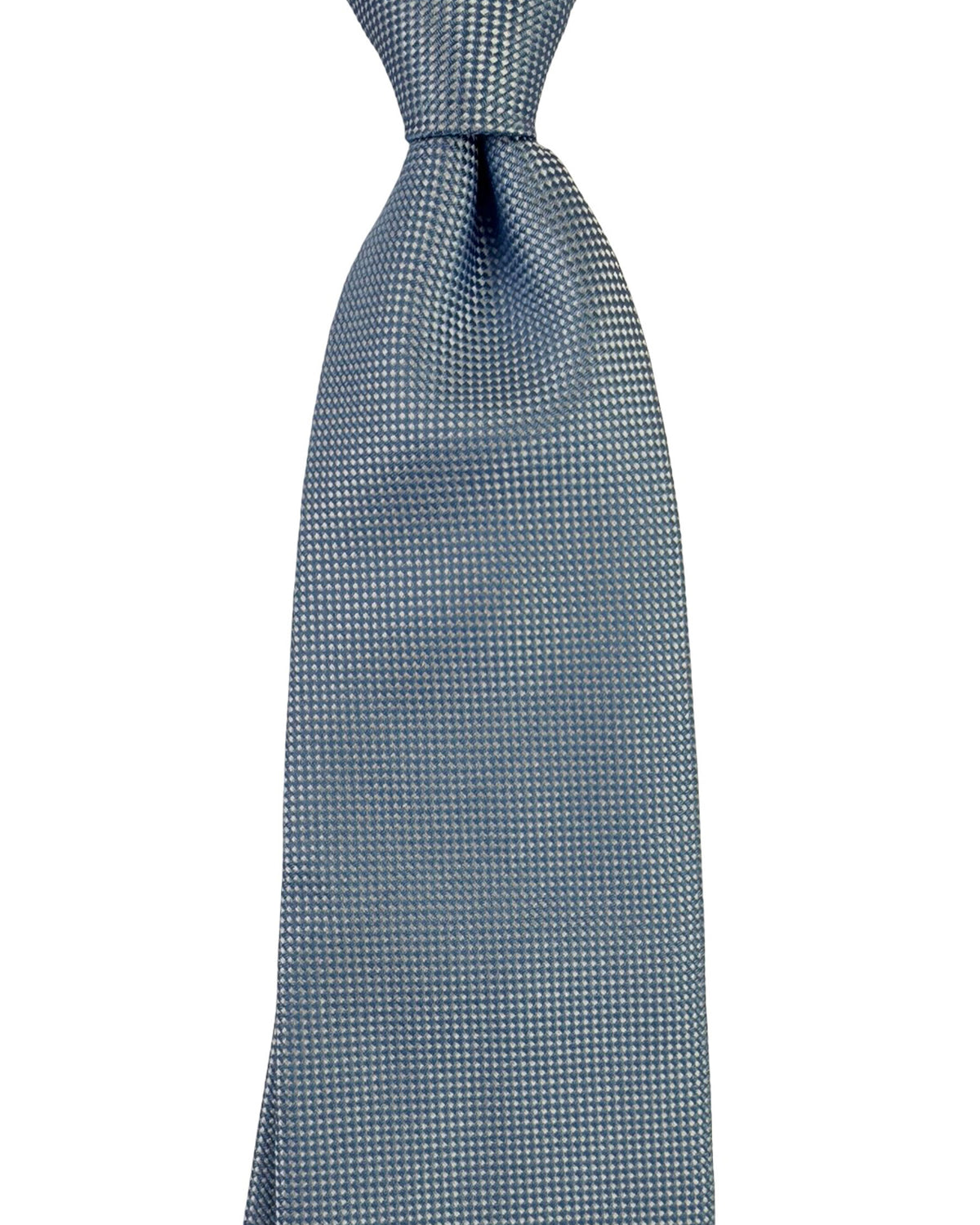 Ermenegildo Zegna Tie Blue Silver Pattern