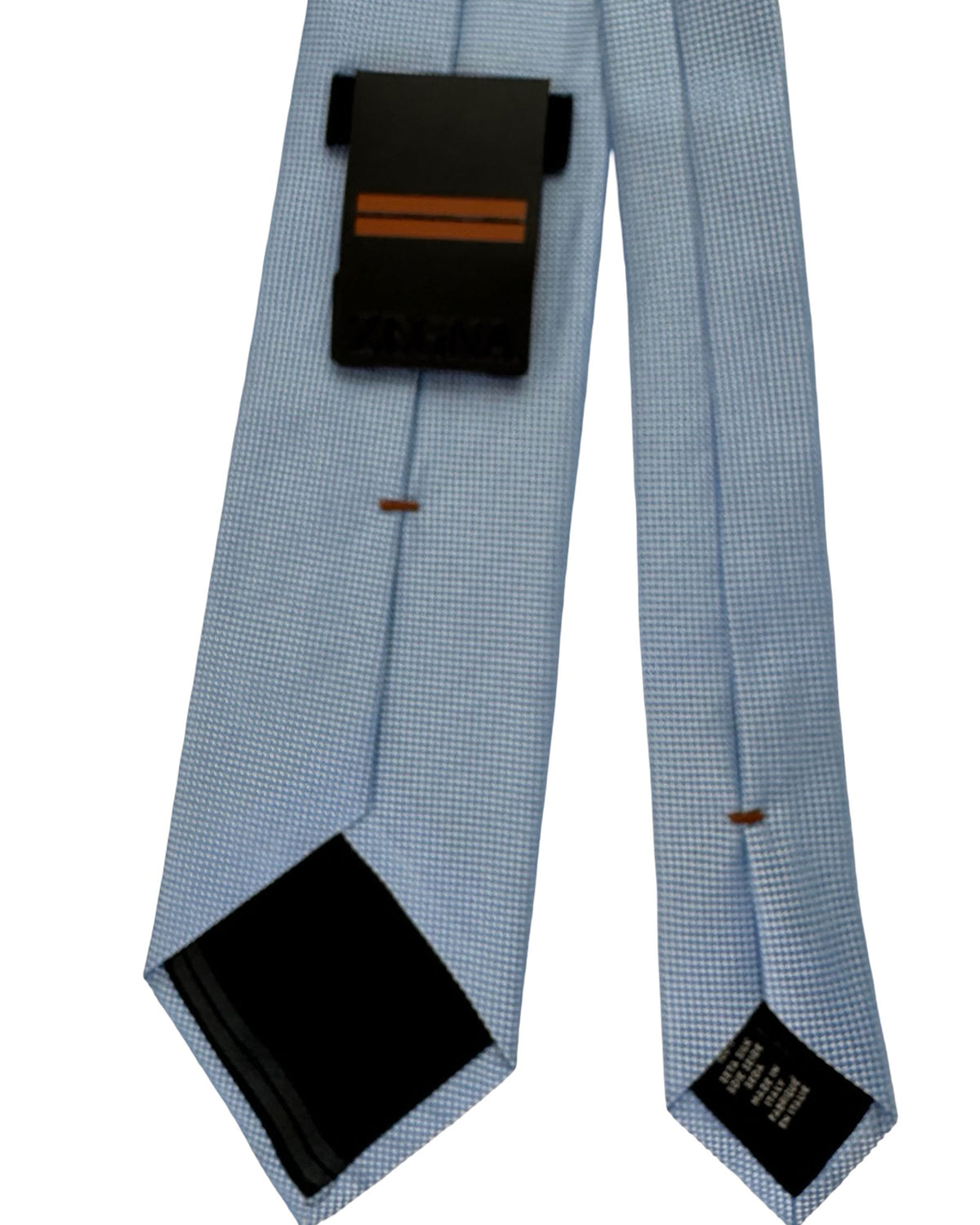 Ermenegildo Zegna Tie Blue Silver Pattern