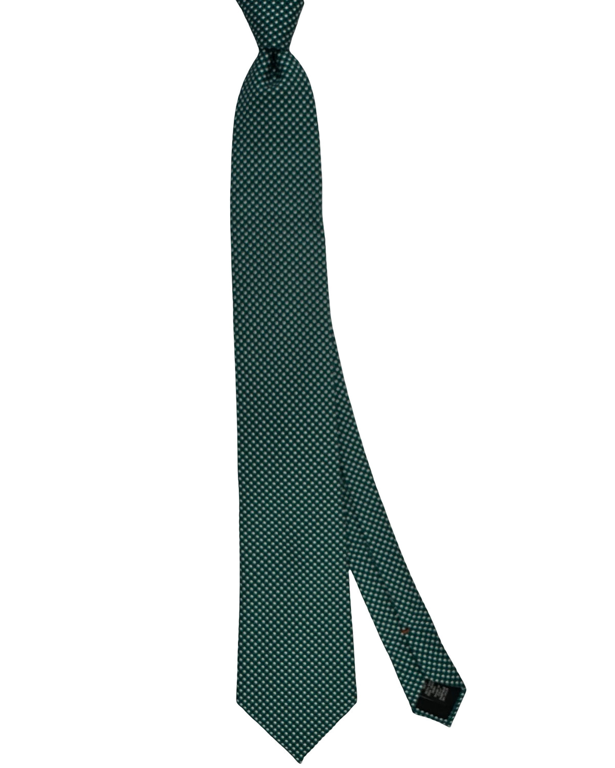 Ermenegildo Zegna Tie Green Black Silver Design
