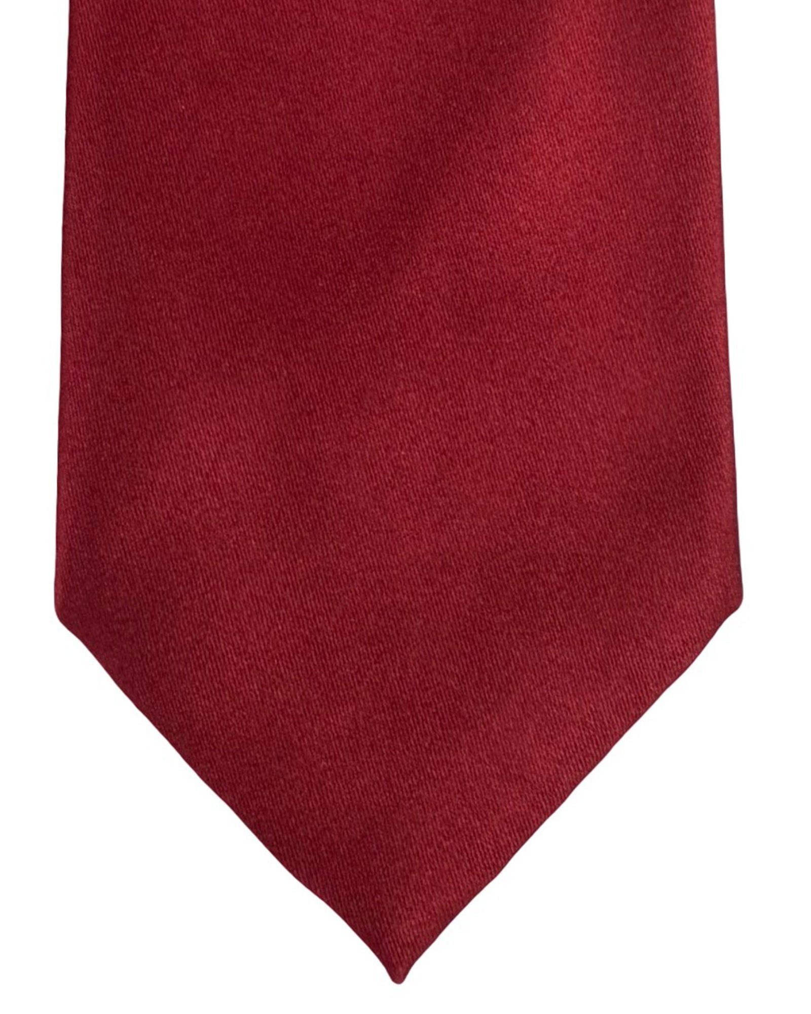Ermenegildo Zegna Tie Bordeaux Solid