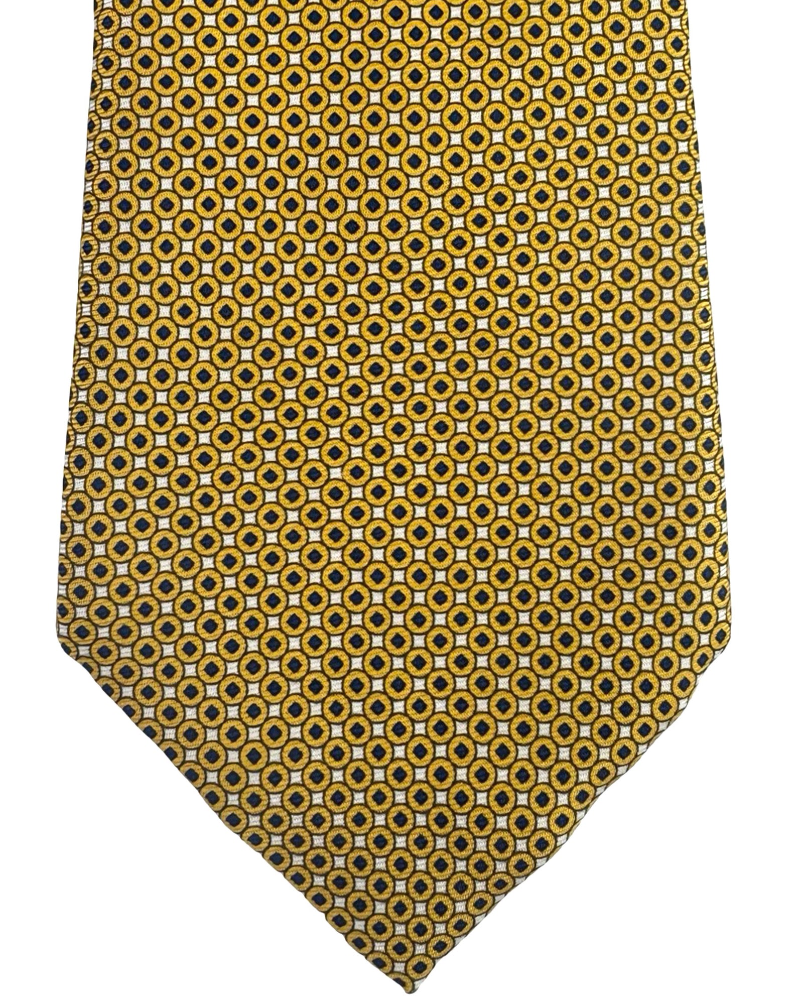 Zegna Tie Mustard  Design