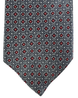 Zilli Tie Gray Bordeaux Design