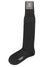 Cesare Attolini Socks US 11 / EUR 44.5 Gray Brown Mini Squares - Over The Calf FINAL SALE