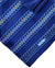 Zilli Tie & Matching Pocket Square Set Navy Gold Stripes Design