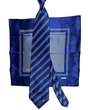 Zilli Tie & Matching Pocket Square Set 