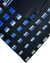 Zilli Tie & Matching Pocket Square Set Dark Blue Gray Stripes Design