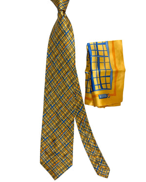 Zilli Tie & Matching Pocket Square Set