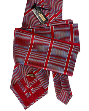 Zilli authentic Tie & Matching Pocket Square Set 