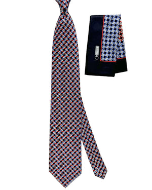 Zilli Tie & Matching Pocket Square Set 