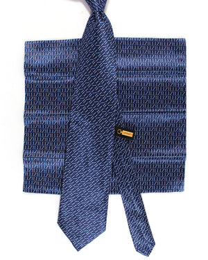 Zilli designer Tie & Matching Pocket Square Set 