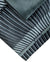 Zilli Silk Tie & Pocket Square Set Gray Stripes Design