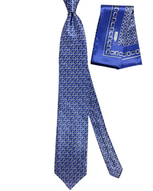 Zilli Tie & Matching Pocket Square Set 