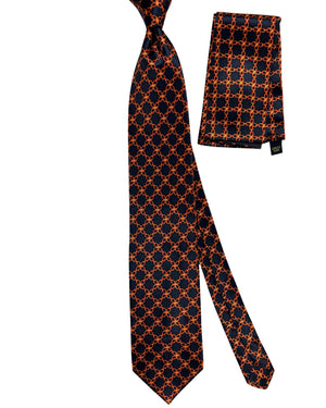 Zilli Tie & Matching Pocket Square Set 