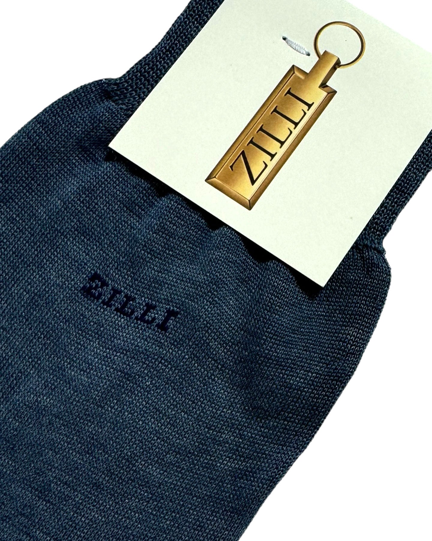 Zilli Socks Gray-Blue Mid Calf US 12 / EUR 46