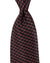 Zilli Silk Tie Black Pink Geometric - Wide Necktie