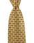 Zilli Silk Tie Taupe Geometric - Wide Necktie