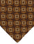 Zilli Silk Tie Brown Geometric - Wide Necktie