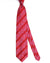 Zilli Silk Tie Red Stripes - Wide Necktie