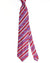 Zilli Silk Tie Maroon Stripes - Wide Necktie