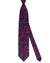Zilli Silk Tie Purple Hot Pink Swirl - Wide Necktie