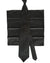 Zilli Tie & Pocket Square Set Black