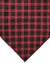 Zilli Silk Tie Dark Red Pink Check - Wide Necktie