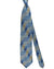 Zilli Silk Tie Blue Royal Blue Orange Swirl - Wide Necktie