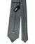 Zilli Silk Tie Solid Charcoal Gray