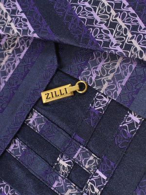 Zilli Extra Long Tie Sevenfold Necktie