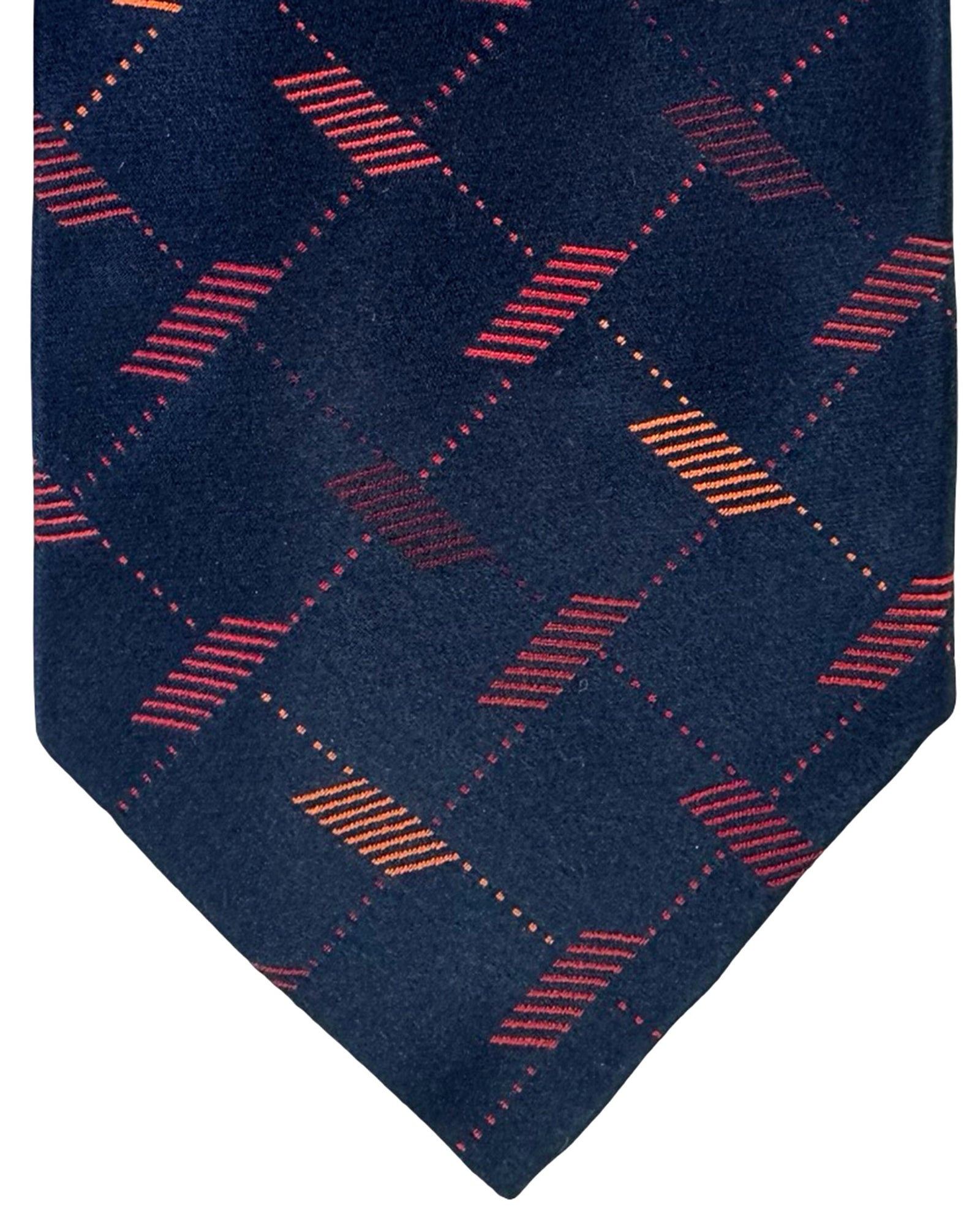 Zilli Silk Necktie Geometric - Wide Tie
