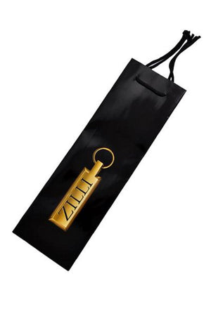 Zilli Silk Tie & Pocket Square Set Black Gold SALE