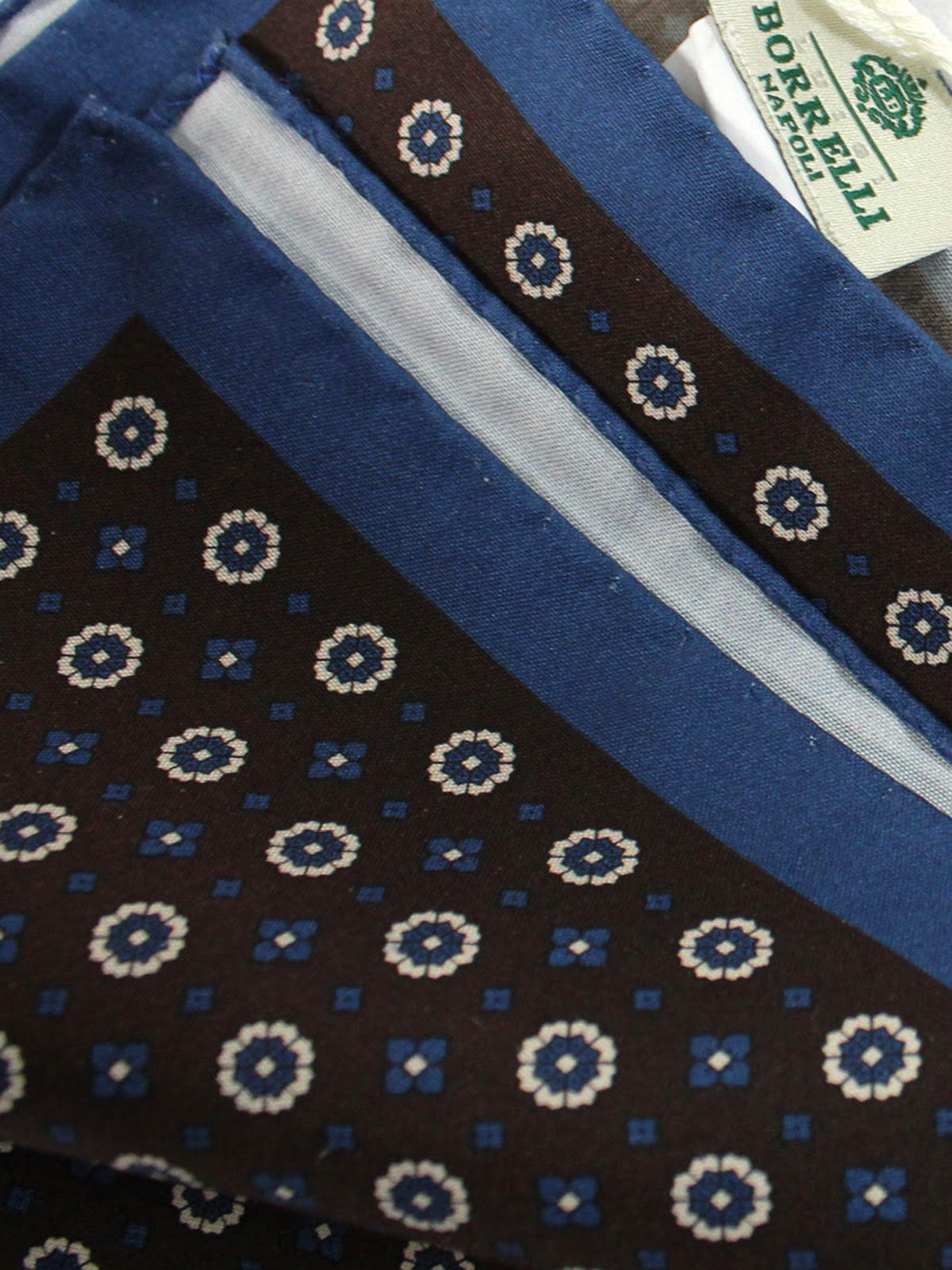 Luigi Borrelli authentic Pocket Square 