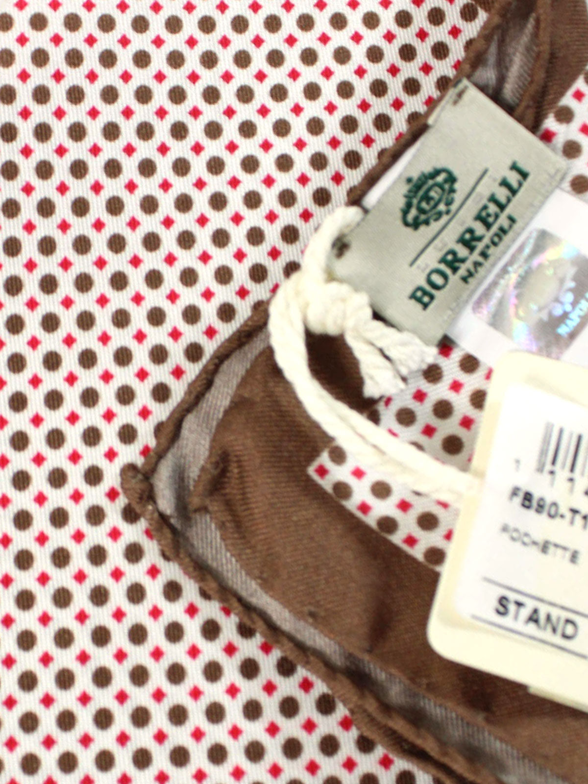 Luigi Borrelli authentic Pocket Square 