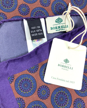 Luigi Borrelli Silk Pocket Square 