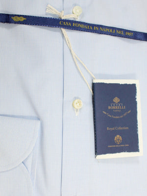 Copy of Luigi Borrelli designer Dress Shirt ROYAL COLLECTION 