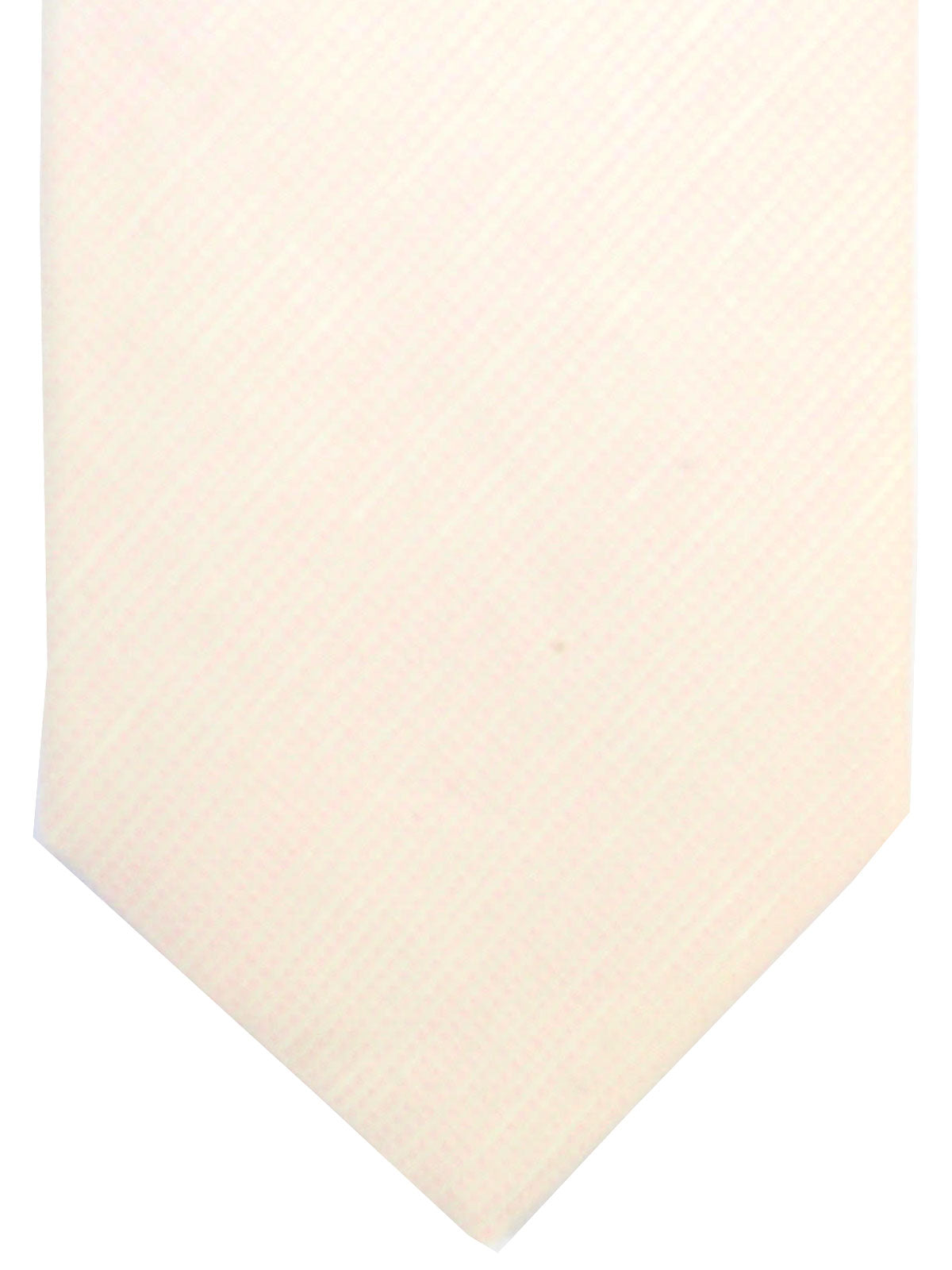 Luigi Borrelli Sevenfold Tie ROYAL COLLECTION Pink White Solid