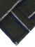 Borrelli ROYAL COLLECTION Necktie - Unlined Dark Green Striped Design