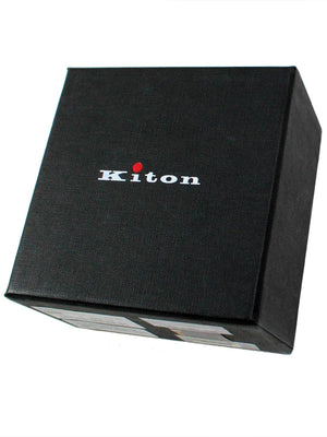 Kiton Leather Belt Dark Brown Men Belt 100 / 40