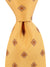 Brioni Silk Tie Orange Medallions