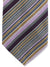 Brioni Silk Tie Lilac Olive Stripes