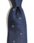 Brunello Cucinelli Silk Tie Dark Blue Gray Geometric