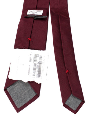 Brunello Cucinelli Tie Maroon