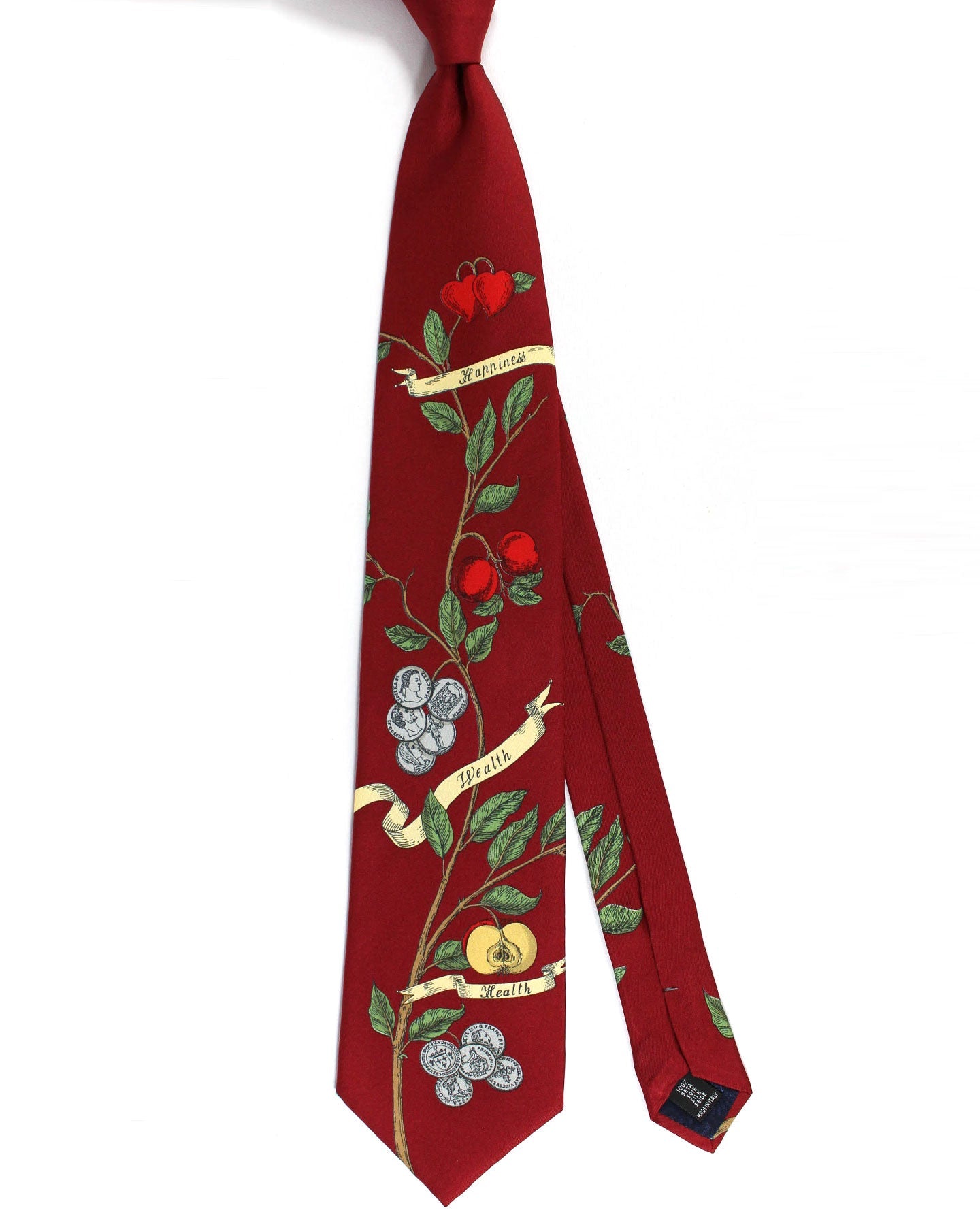 Fornasetti Tie designer Italian Design - Wide Necktie