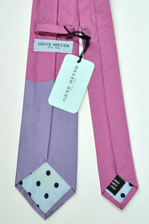 Gene Meyer Tie Unique Pink & Lilac Design SALE