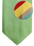 Gene Meyer Necktie Green Stripes Design - Hand Made In Italy