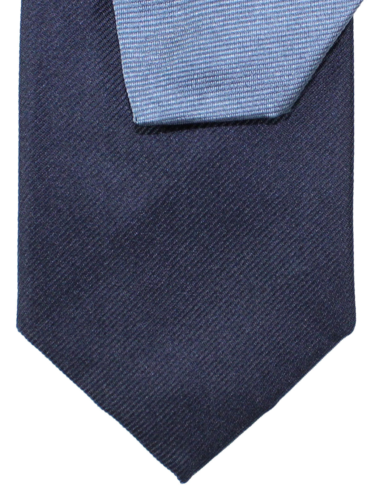 Gene Meyer Silk Tie Gray Blue Design