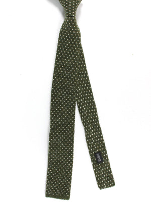 Isaia Square End Knitted authenitc Tie 