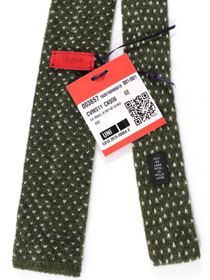 Isaia Square End Knitted original Tie 