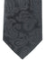 Isaia Tie Dark Gray Paisley Design Cashmere