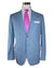 Kiton Suit Blue Check Plaid 14 Micron Wool LASA 
